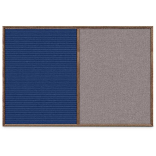 Slim Style Indoor Enclosed Corkboard, 24